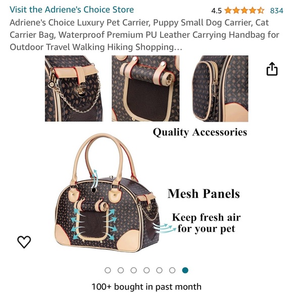 Luxurious Pet Carrier - Picture 2 of 11